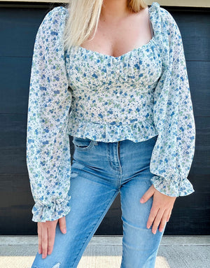 Annalise Floral Woven Top