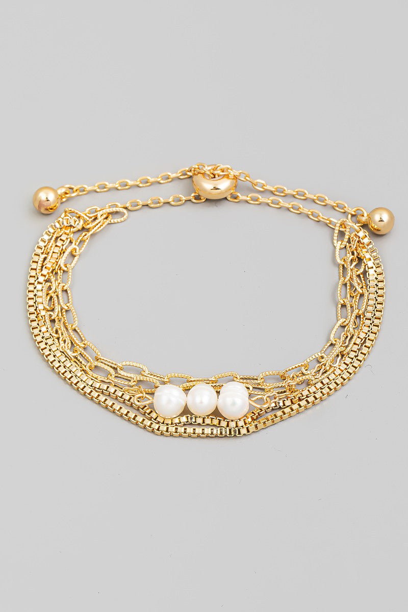 Danuta Layered Chain Bracelet
