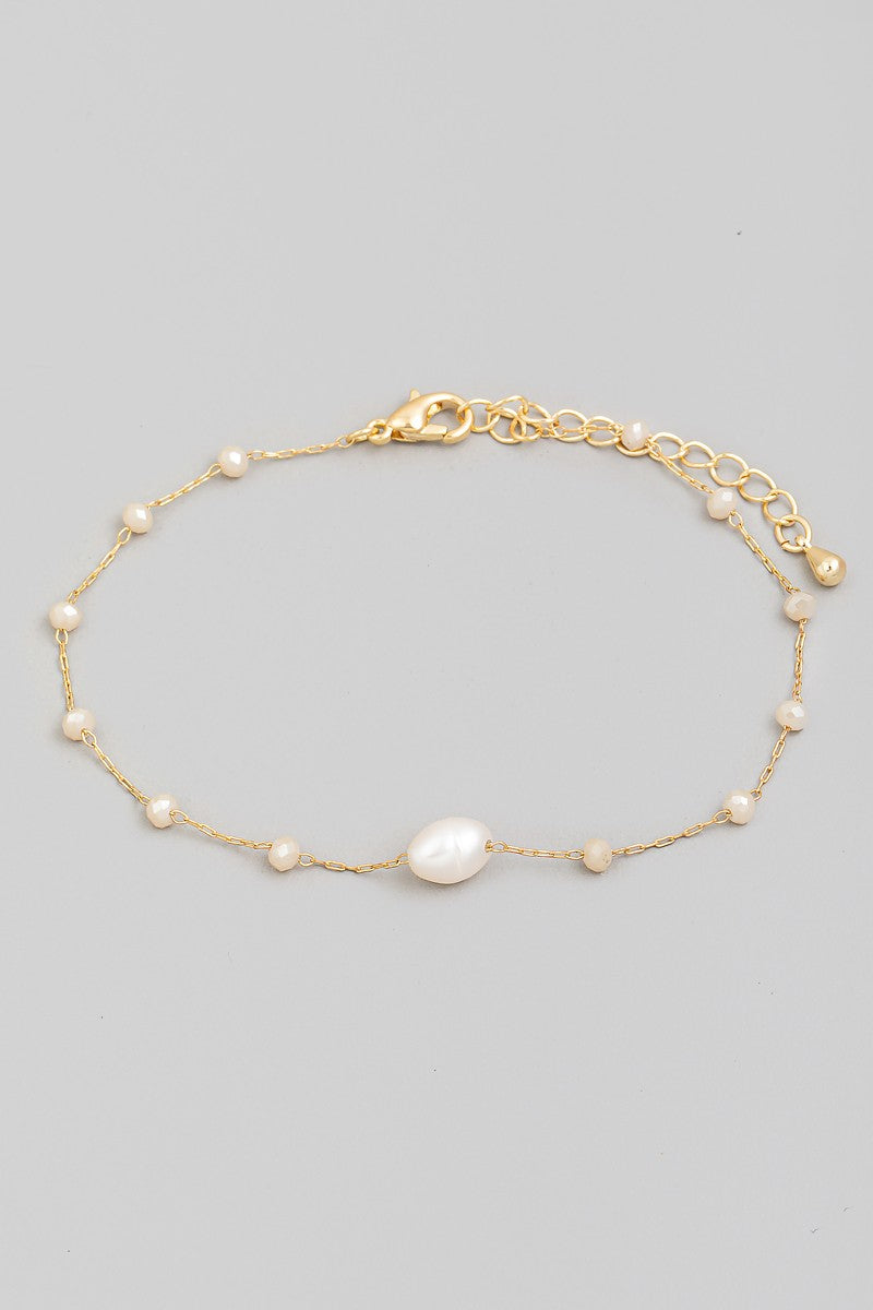 Rasine Pearl Bead Bracelet
