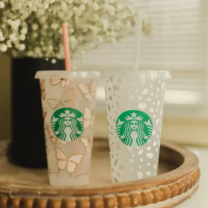 Starbucks Reusable Cold Cups- 2 Designs!