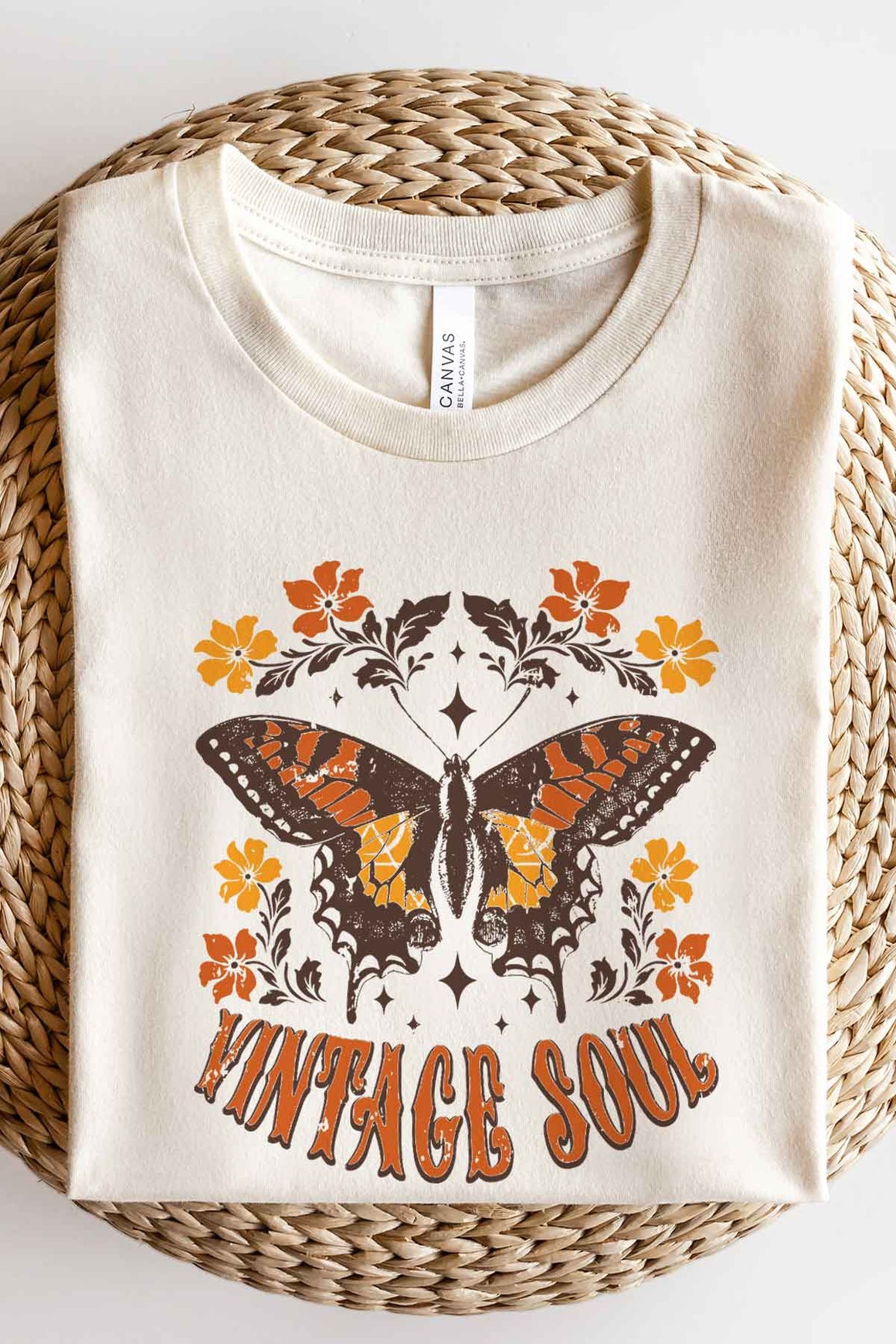 Vintage Soul Butterfly Graphic Tee