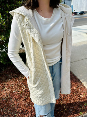 Tania Quilted Vest- 2 Colors!