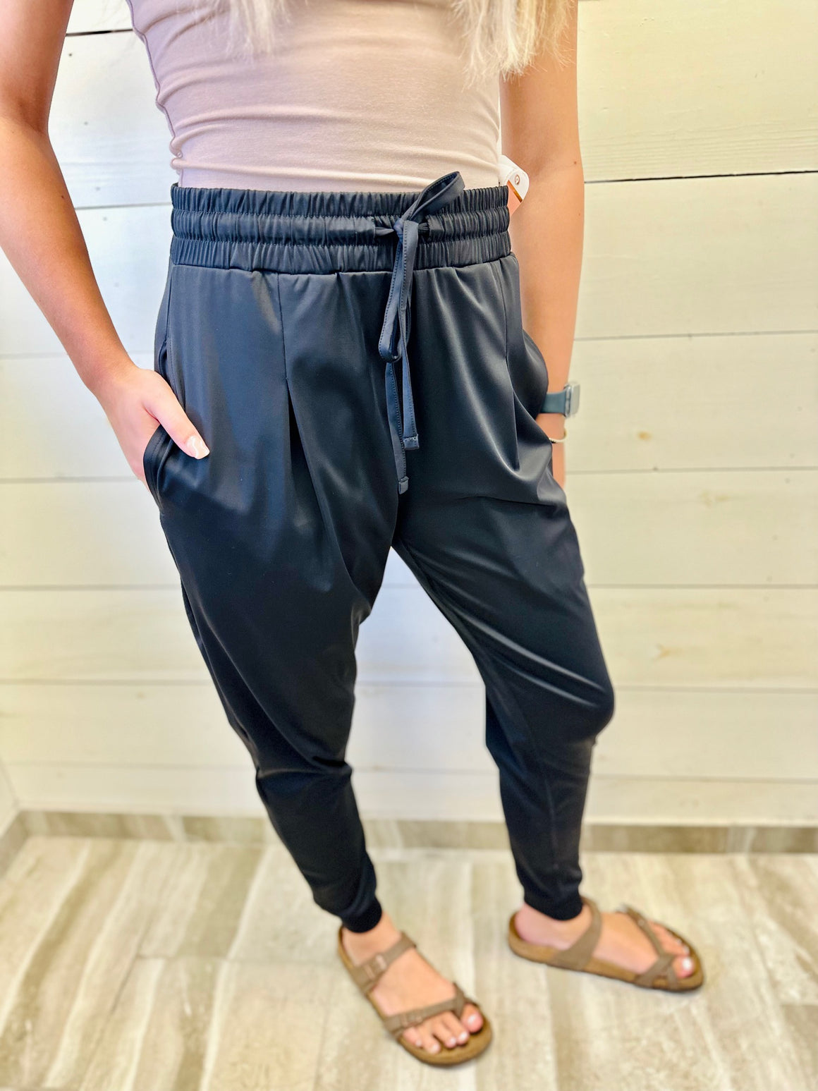 Honesty Hour Pleated Joggers- 2 Colors!