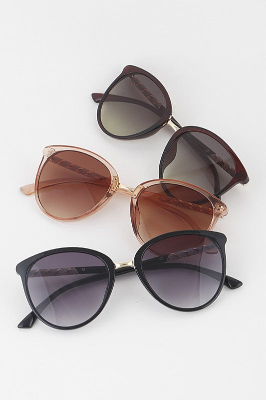 Side Rhinestone Sunglasses