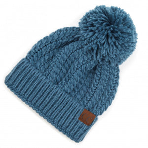 Twisted Mock Cable Beanie