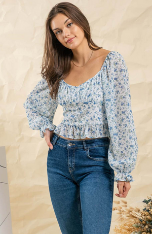 Annalise Floral Woven Top