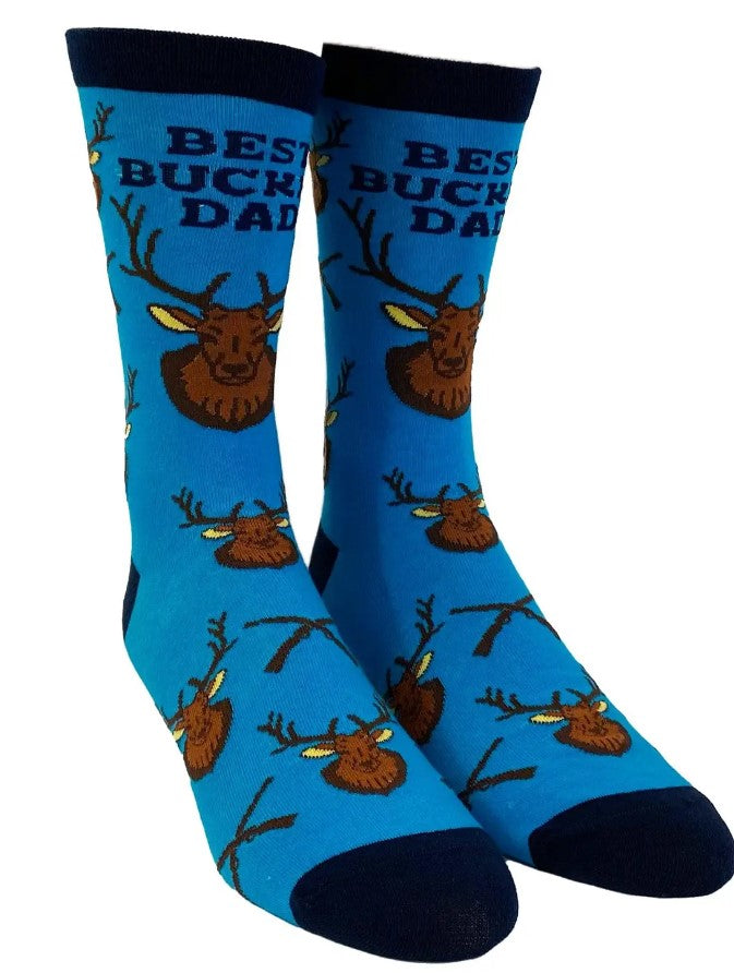 Best Buckin' Dad Men's Socks
