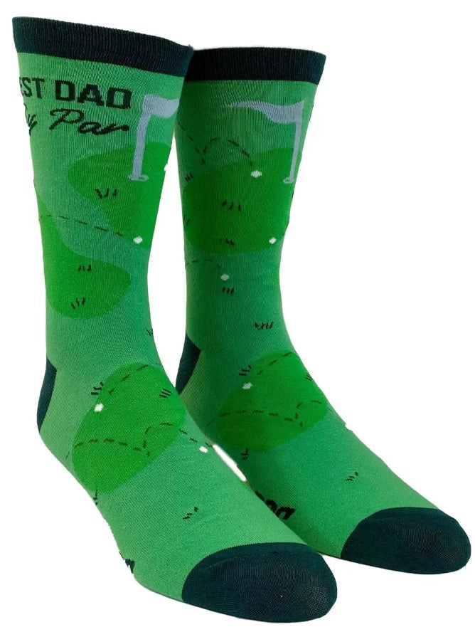 Best Dad By Par Men's Socks