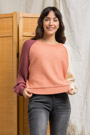 Search For Something Colorblock Sweater- 2 Colors!